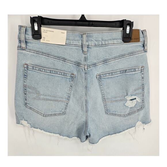 American Eagle Light Wash Strigid 90s Boyfriend Shorts Women's 10/30 NWT New - Picture 2 of 12